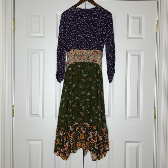 Farm Rio Mixed Liberty Floral Midi Dress SzSmall - Picture 8 of 8